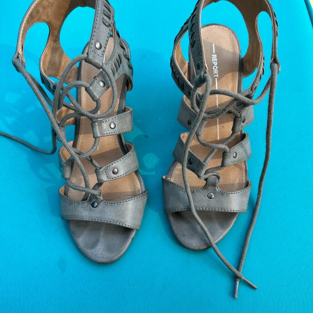 Report Footwear, Size 7, Grey Wedges - Picture 3 of 3